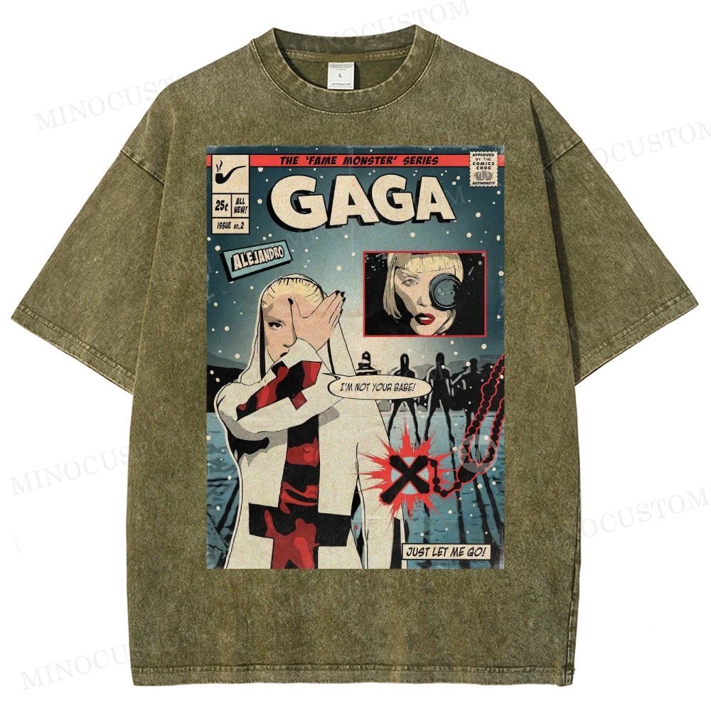Alejandro Fame Monster Washed T-Shirt 2511009156