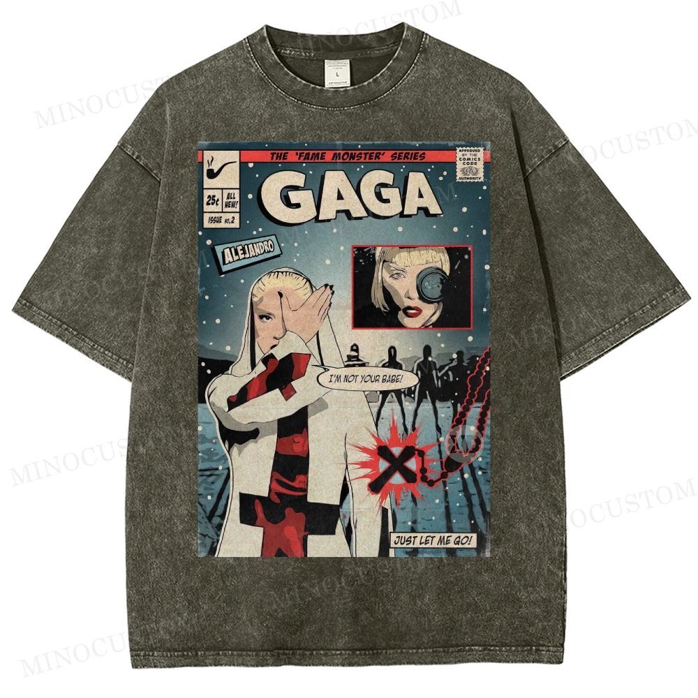 Alejandro Fame Monster Washed T-Shirt 2511009156