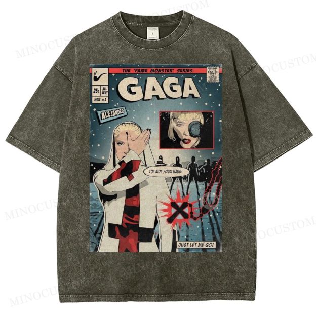 Alejandro Fame Monster Washed T-Shirt 2511009156