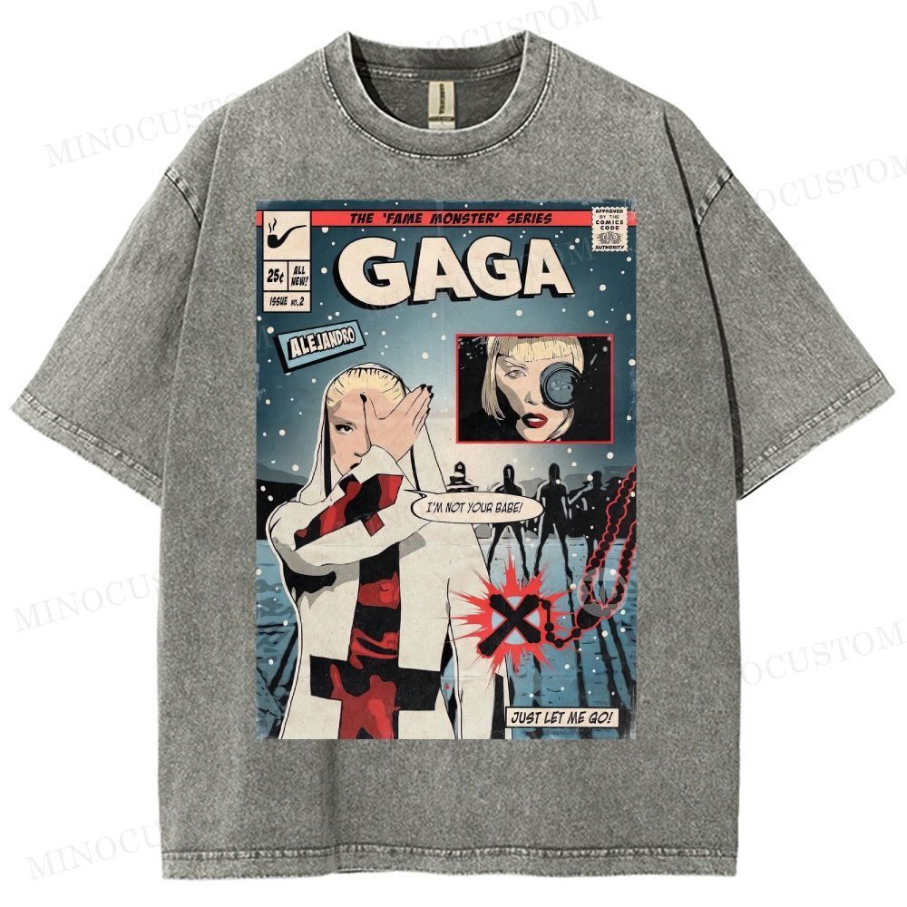 Alejandro Fame Monster Washed T-Shirt 2511009156