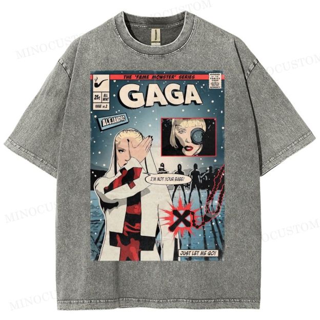 Alejandro Fame Monster Washed T-Shirt 2511009156