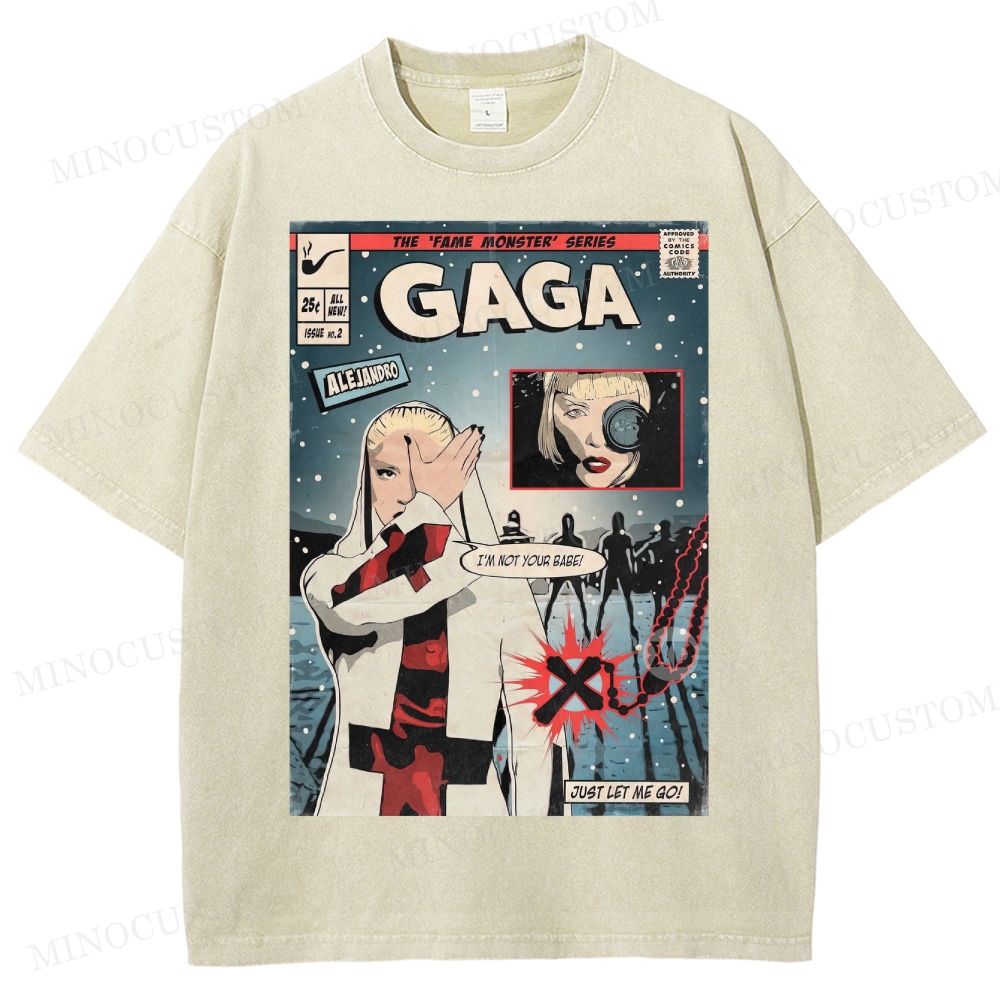 Alejandro Fame Monster Washed T-Shirt 2511009156