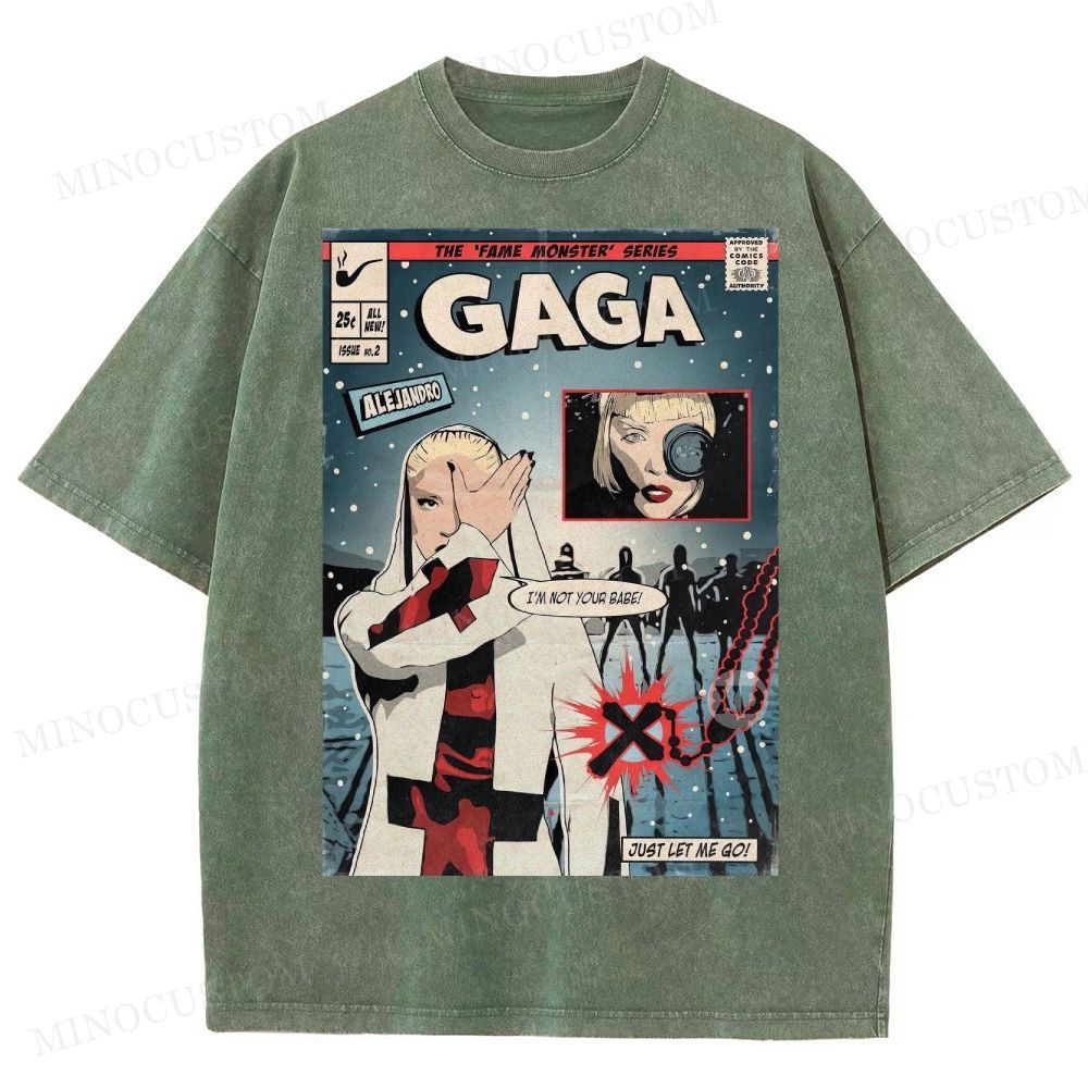 Alejandro Fame Monster Washed T-Shirt 2511009156