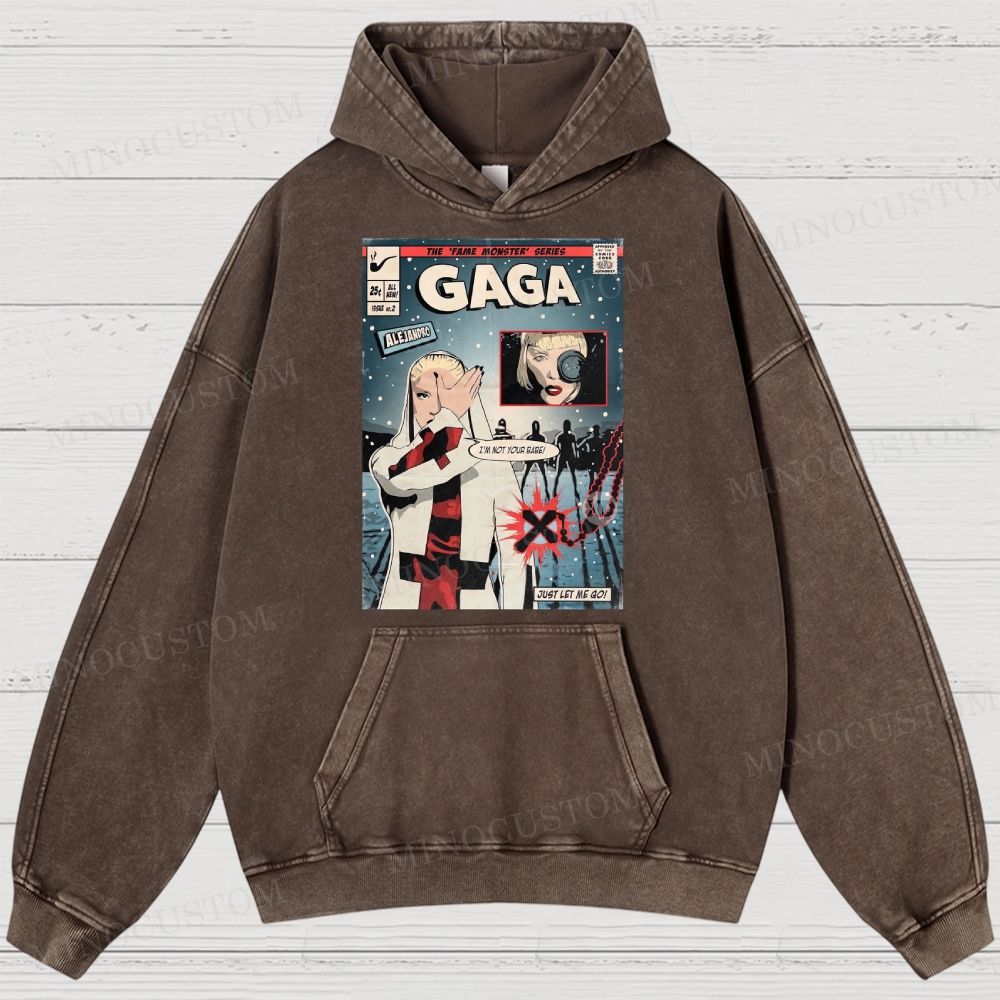 Alejandro Fame Monster Washed Hoodies 