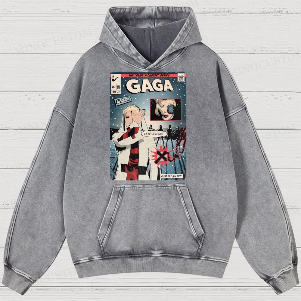 Alejandro Fame Monster Washed Hoodies 