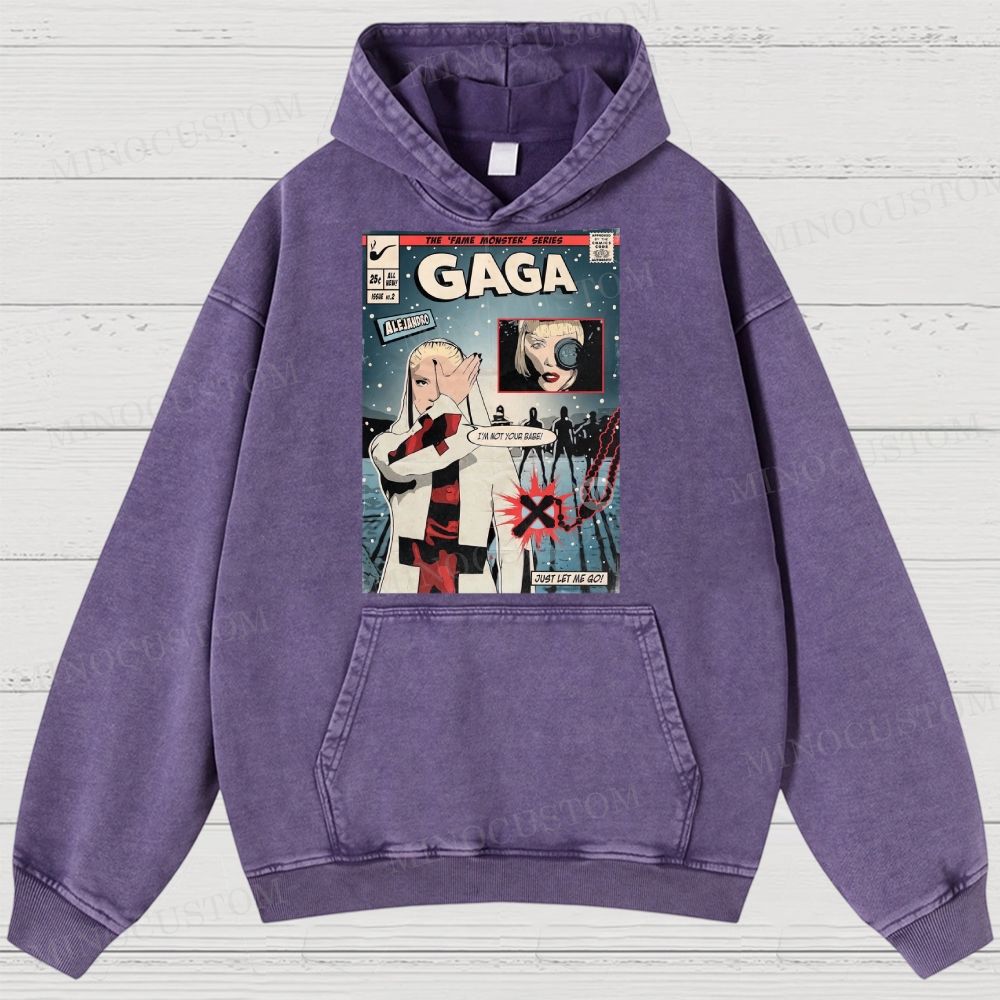 Alejandro Fame Monster Washed Hoodies 