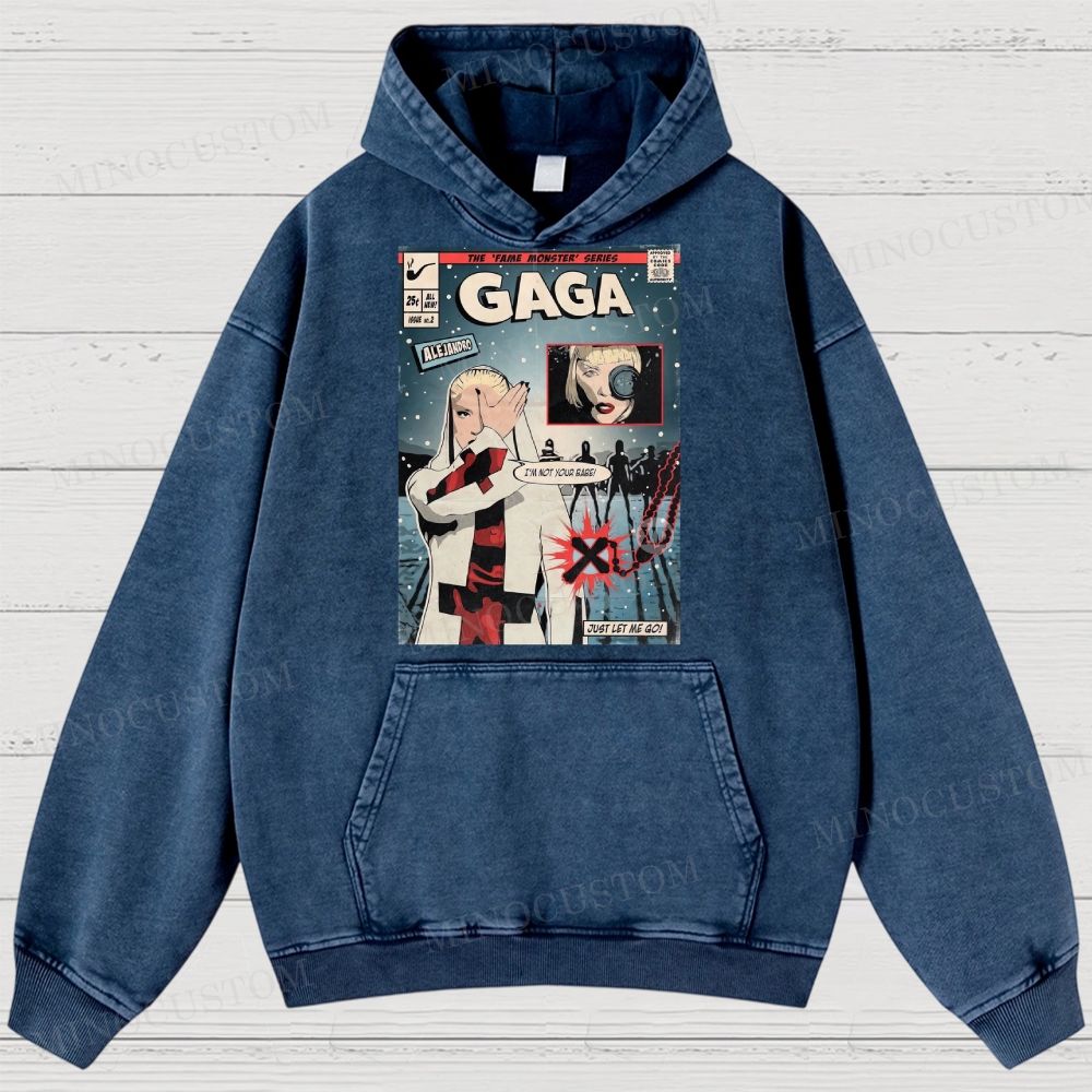 Alejandro Fame Monster Washed Hoodies 