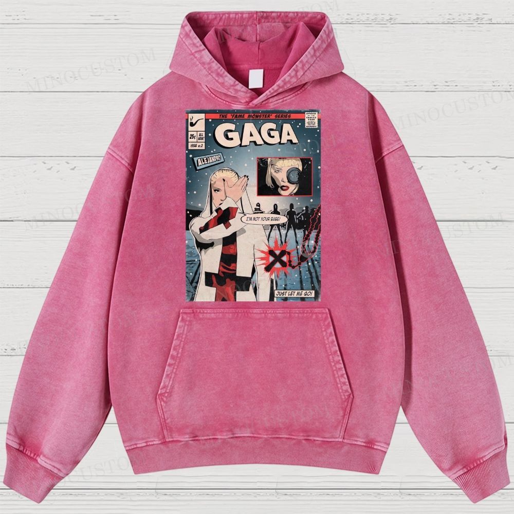 Alejandro Fame Monster Washed Hoodies 