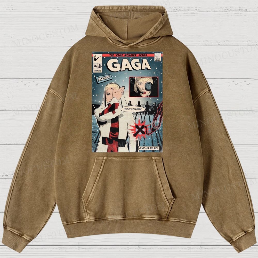 Alejandro Fame Monster Washed Hoodies 