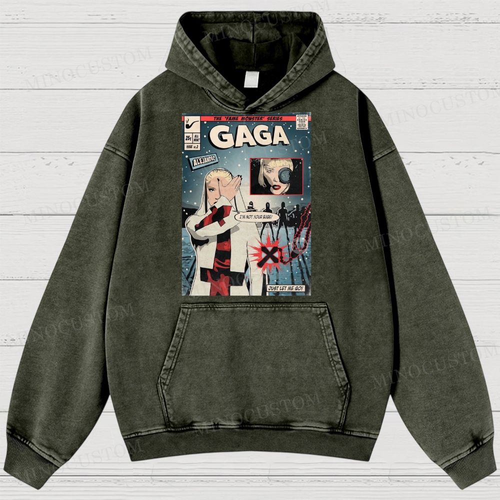 Alejandro Fame Monster Washed Hoodies 