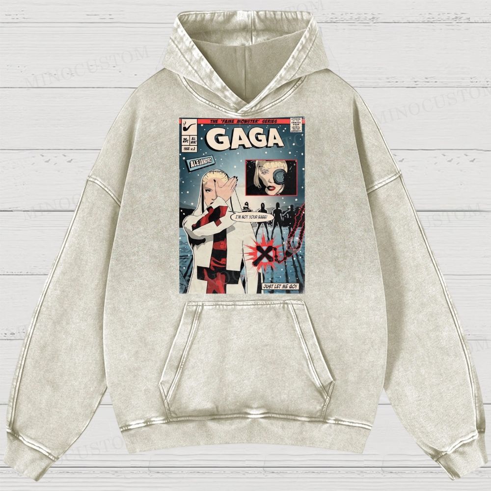 Alejandro Fame Monster Washed Hoodies 