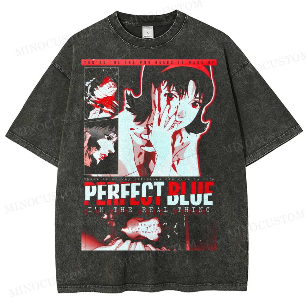 Perfect Blue Washed T-Shirt