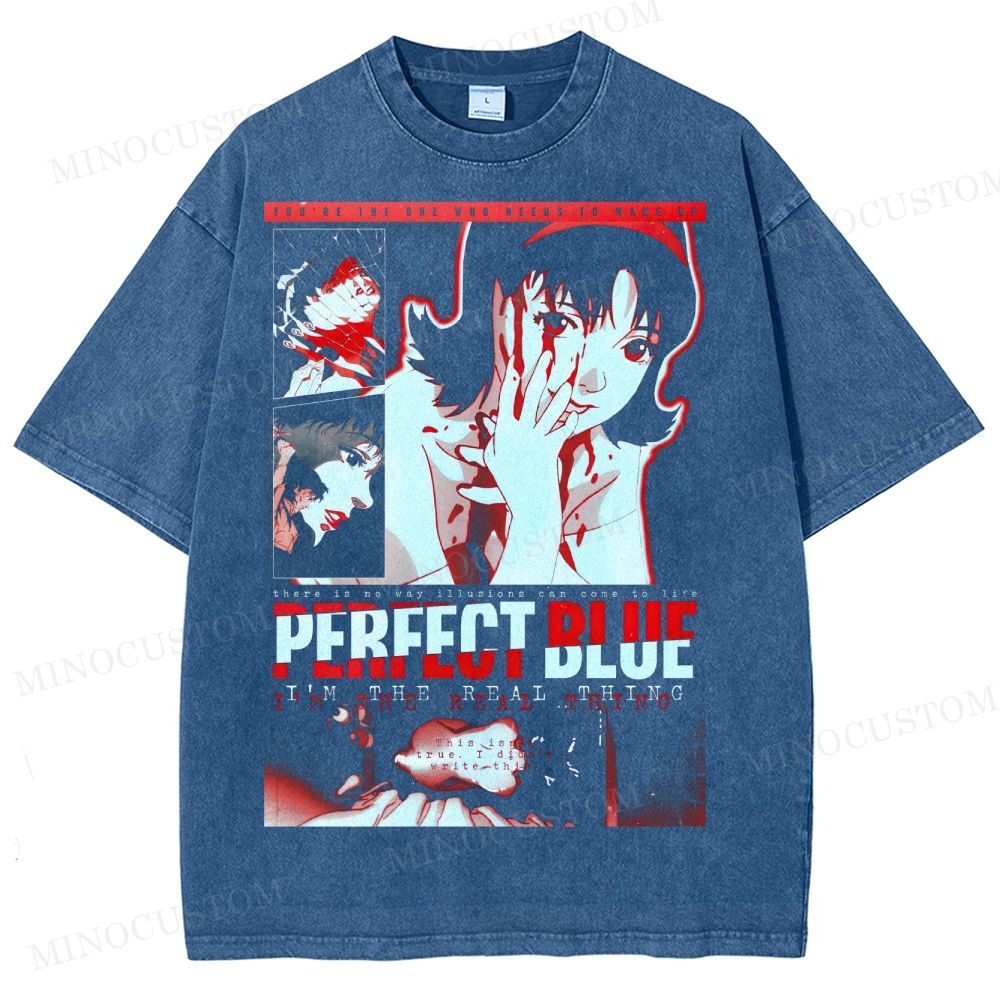 Perfect Blue Washed T-Shirt