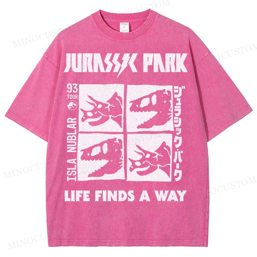Dinosaur Skull Washed T-Shirt 