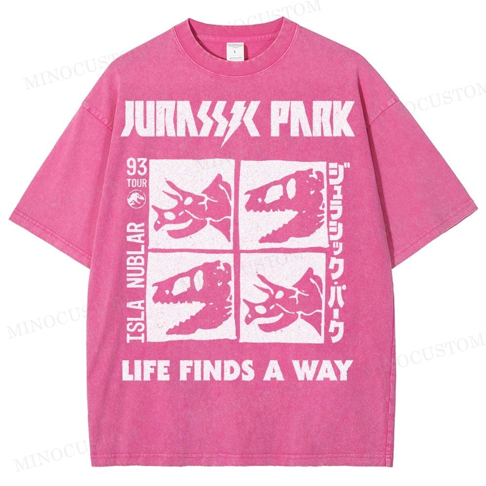 Dinosaur Skull Washed T-Shirt 