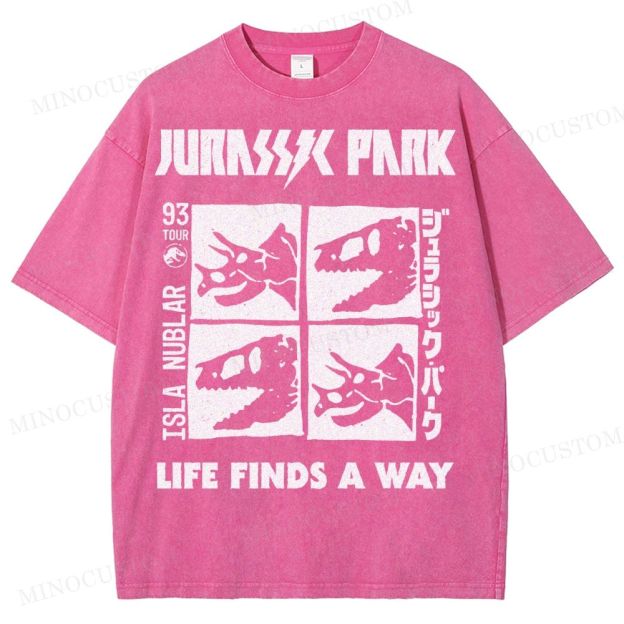 Dinosaur Skull Washed T-Shirt 