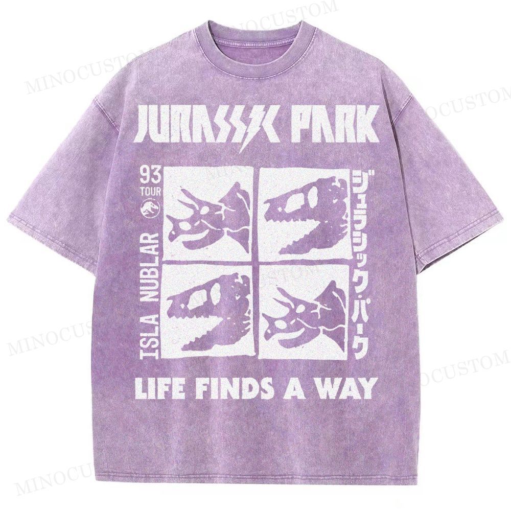 Dinosaur Skull Washed T-Shirt 