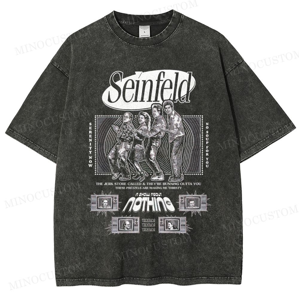 Seinfeld  Sitcom Graphic Washed T-Shirt