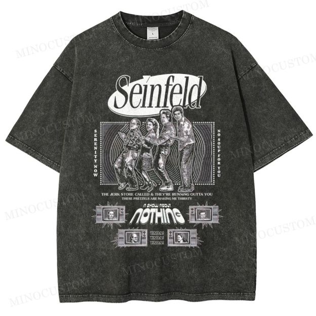 Seinfeld  Sitcom Graphic Washed T-Shirt