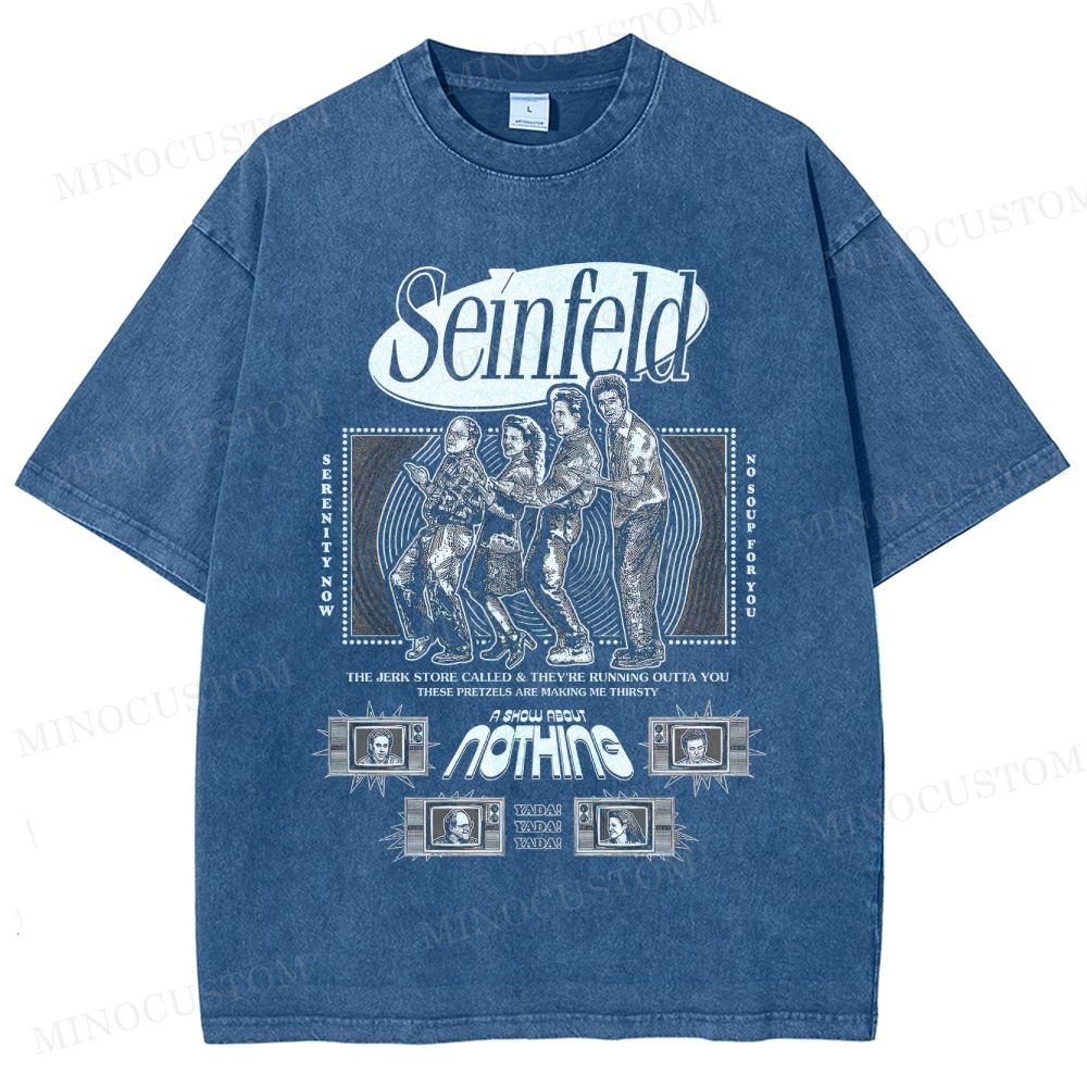 Seinfeld  Sitcom Graphic Washed T-Shirt