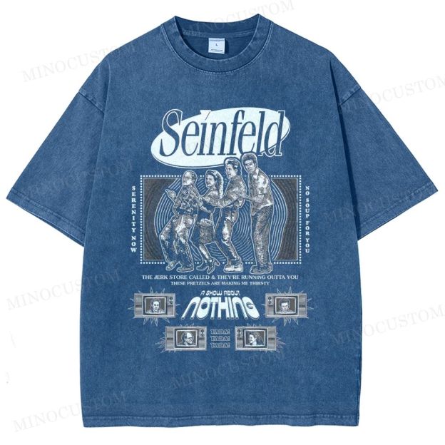 Seinfeld  Sitcom Graphic Washed T-Shirt