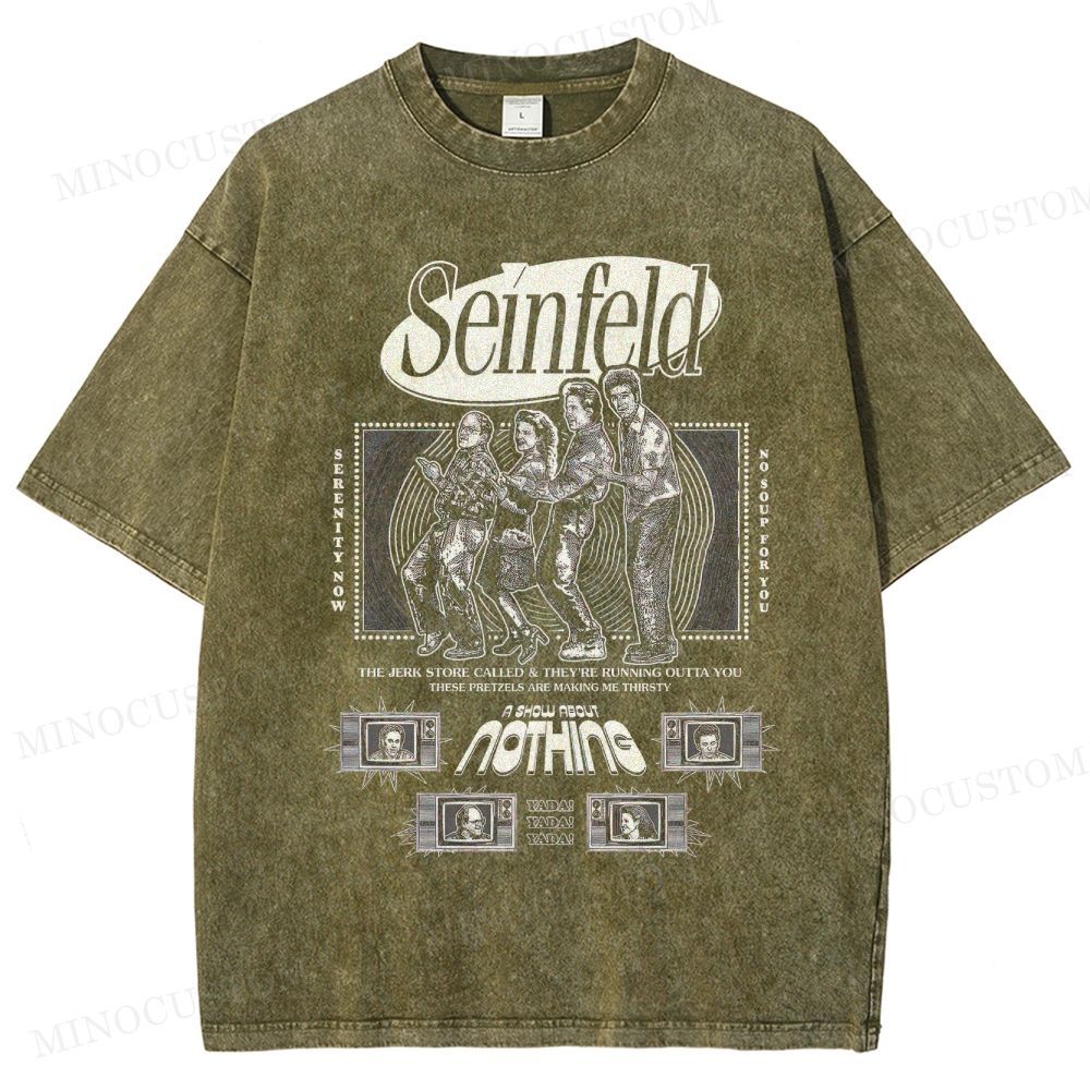 Seinfeld  Sitcom Graphic Washed T-Shirt