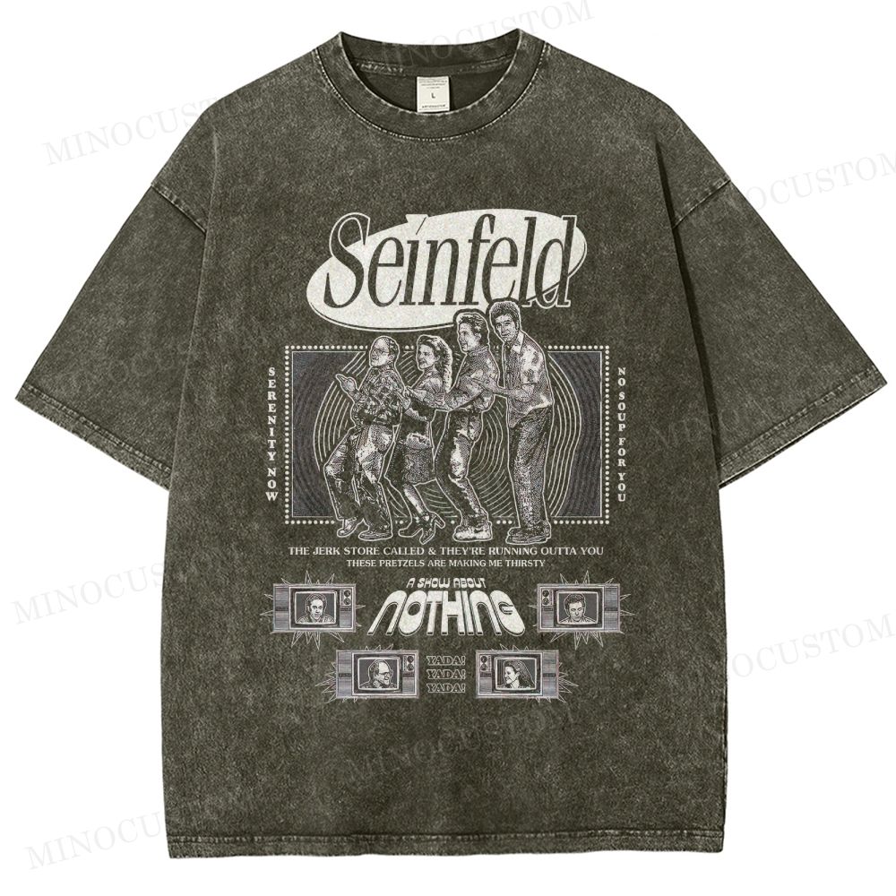 Seinfeld  Sitcom Graphic Washed T-Shirt