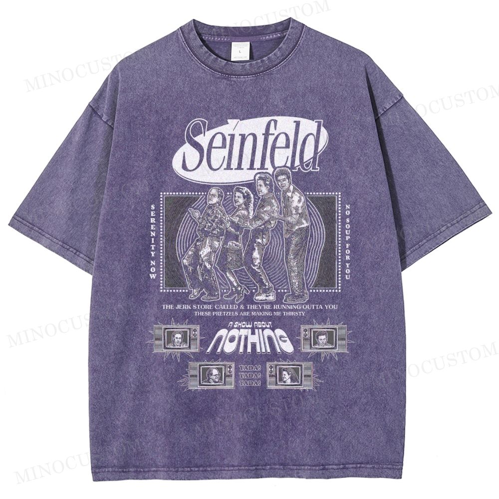 Seinfeld  Sitcom Graphic Washed T-Shirt