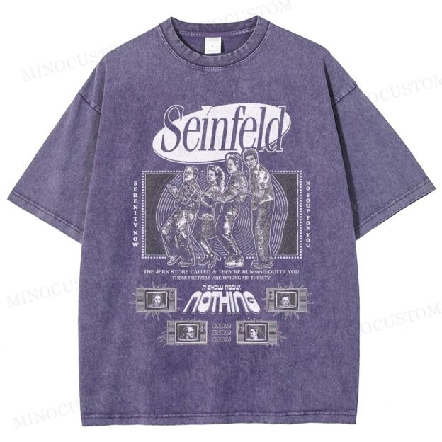 Seinfeld  Sitcom Graphic Washed T-Shirt
