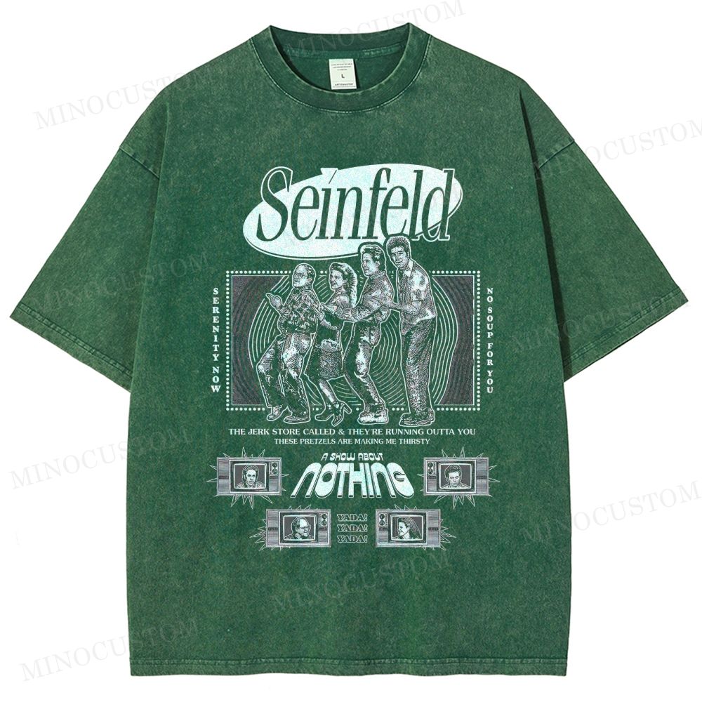 Seinfeld  Sitcom Graphic Washed T-Shirt