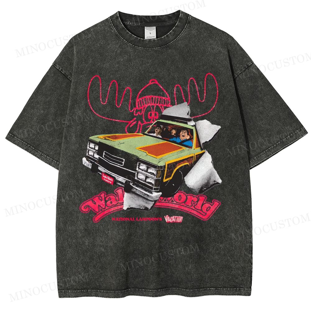 National Lampoon's Vacation Comedy Graphic Washed T-Shirt