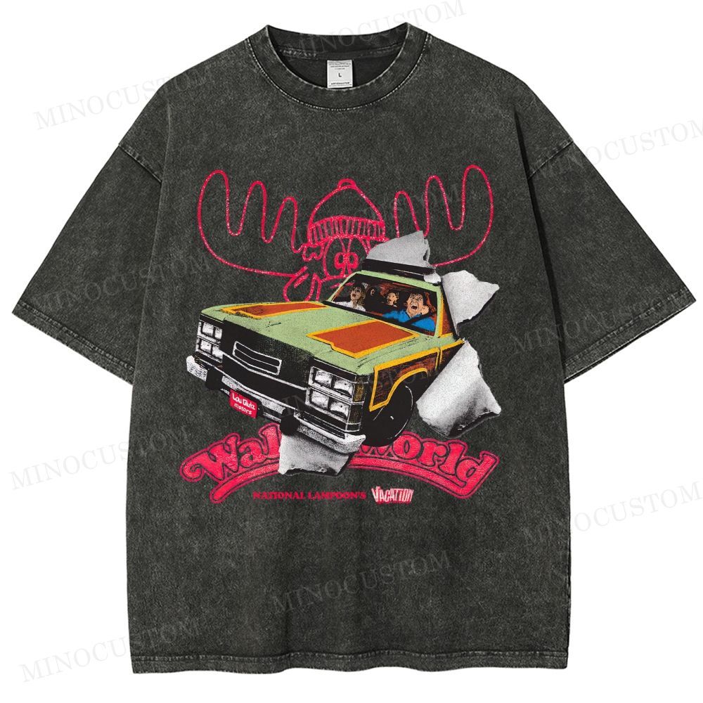 National Lampoon's Vacation Comedy Graphic Washed T-Shirt