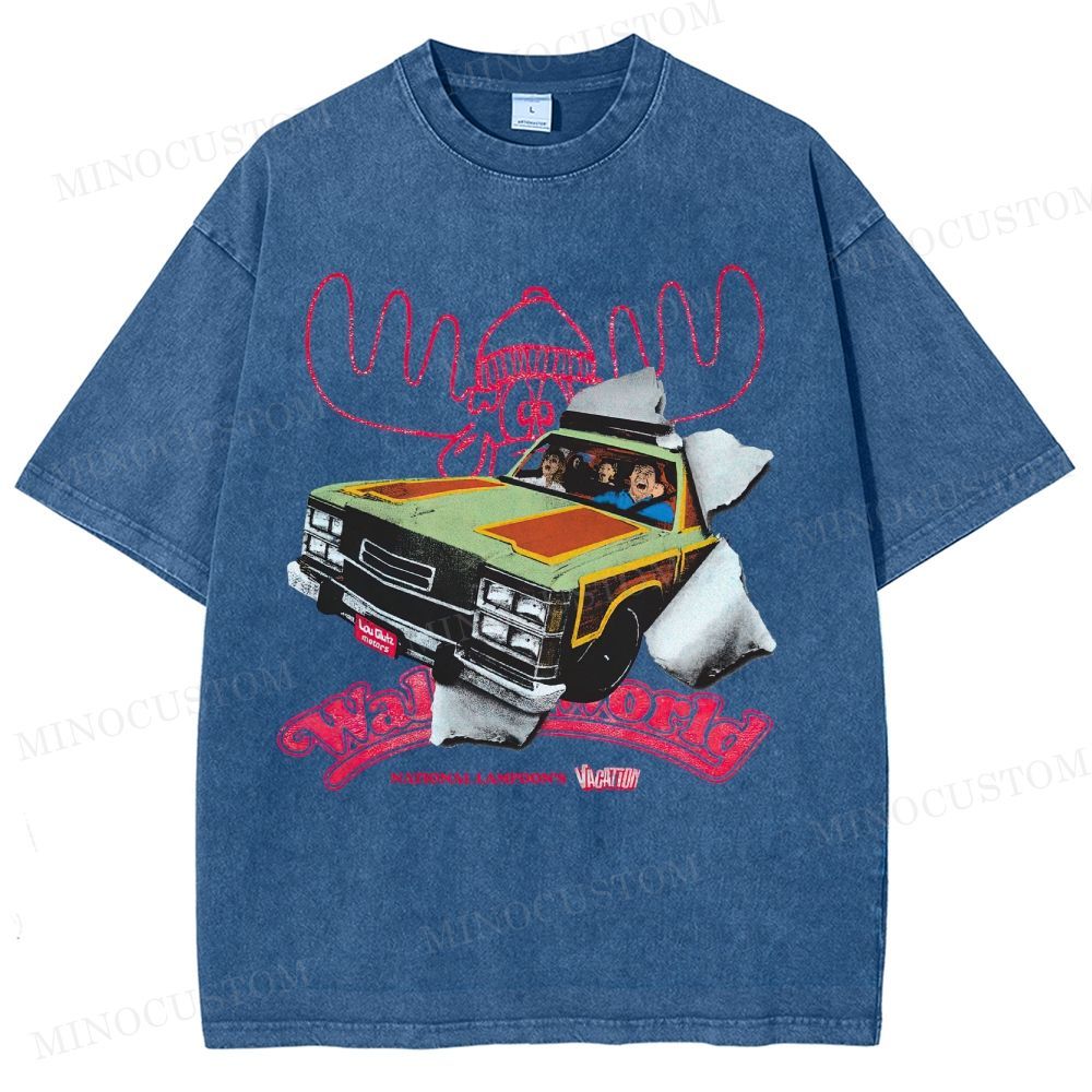 National Lampoon's Vacation Comedy Graphic Washed T-Shirt