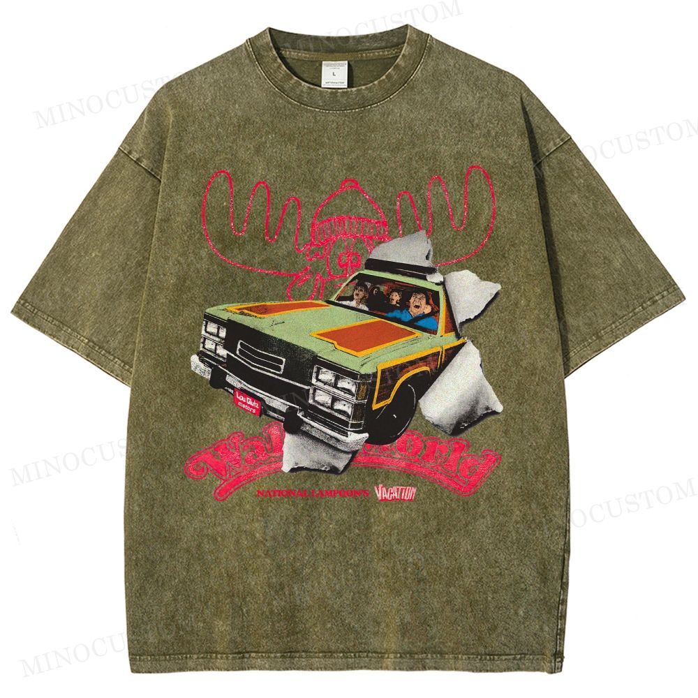 National Lampoon's Vacation Comedy Graphic Washed T-Shirt