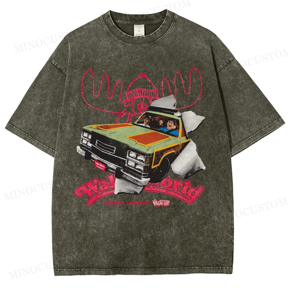 National Lampoon's Vacation Comedy Graphic Washed T-Shirt
