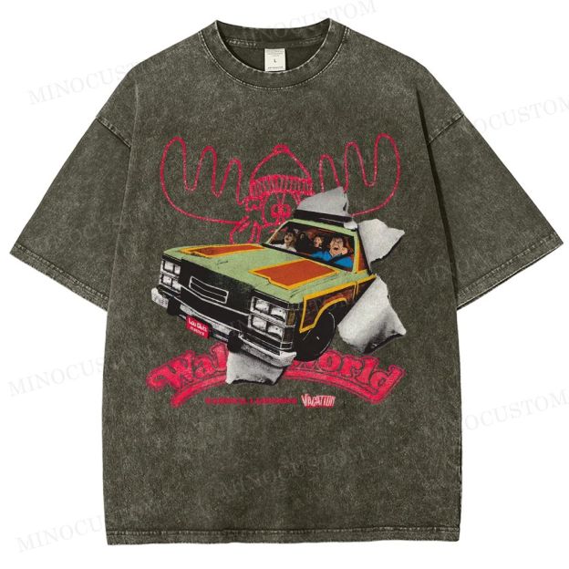 National Lampoon's Vacation Comedy Graphic Washed T-Shirt