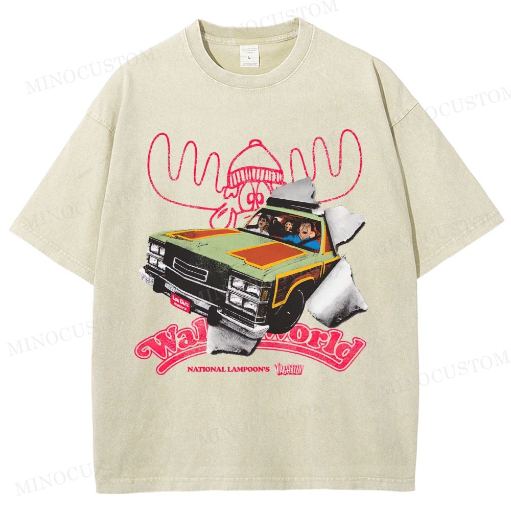 National Lampoon's Vacation Comedy Graphic Washed T-Shirt