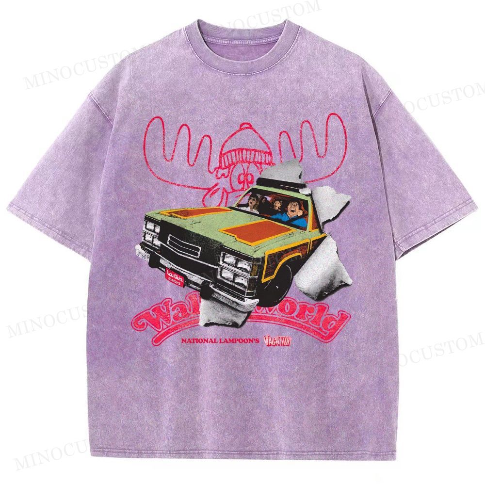 National Lampoon's Vacation Comedy Graphic Washed T-Shirt