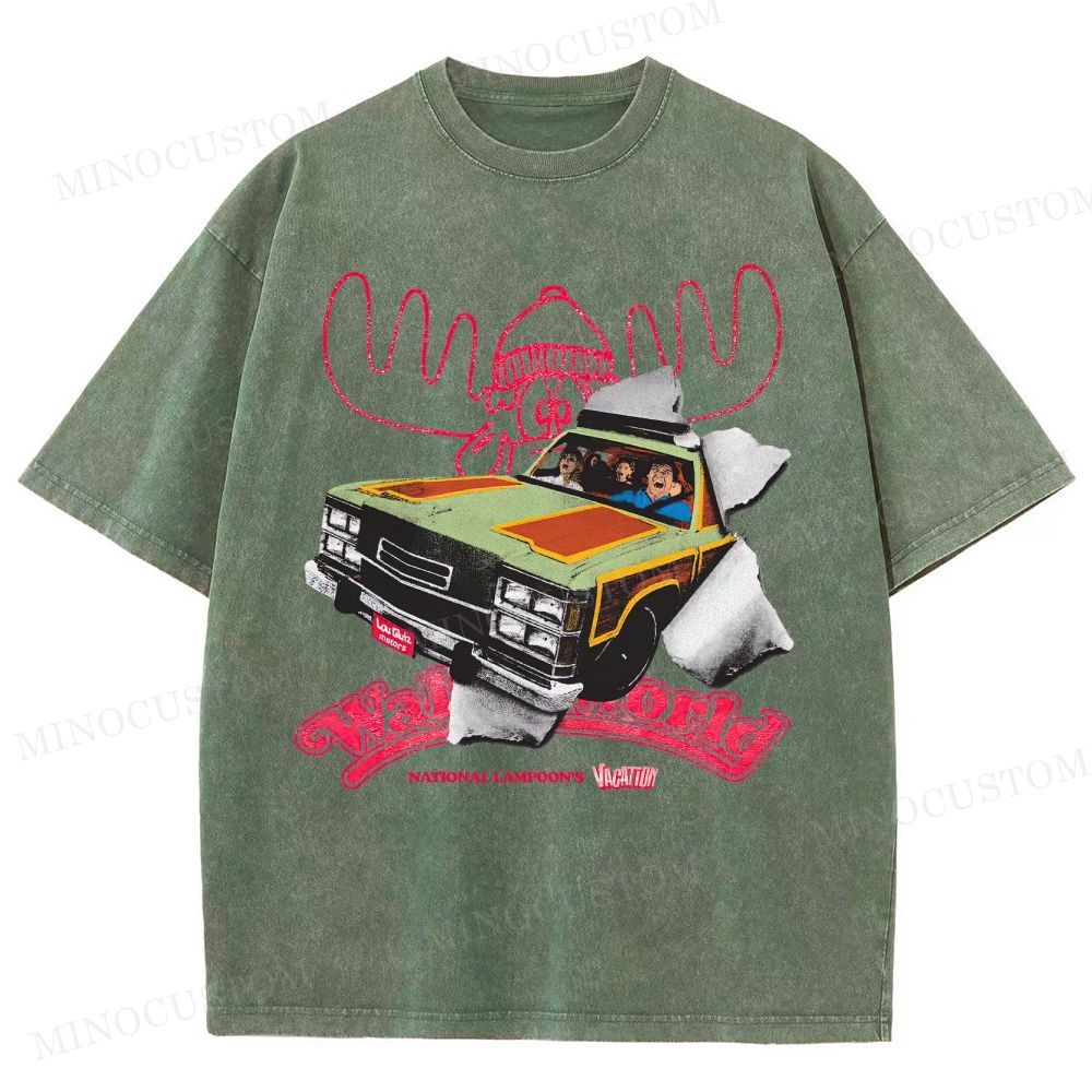 National Lampoon's Vacation Comedy Graphic Washed T-Shirt