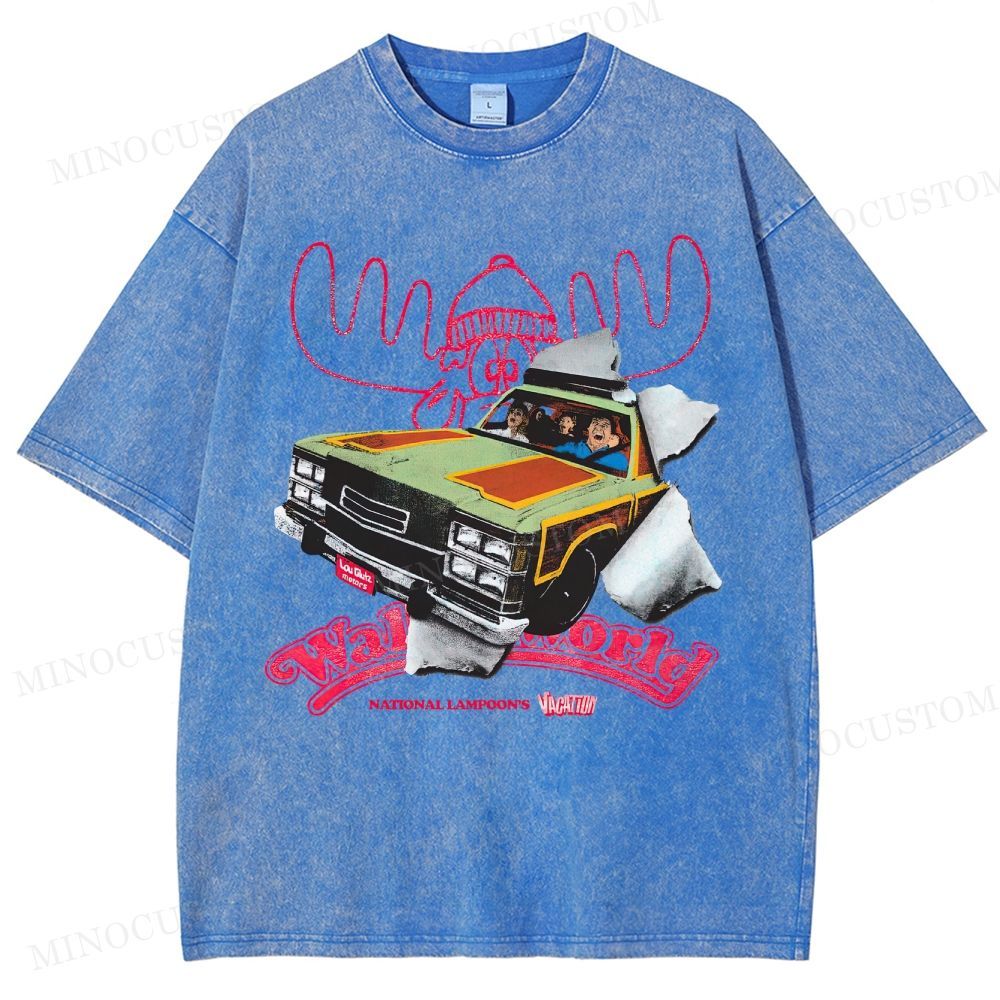 National Lampoon's Vacation Comedy Graphic Washed T-Shirt