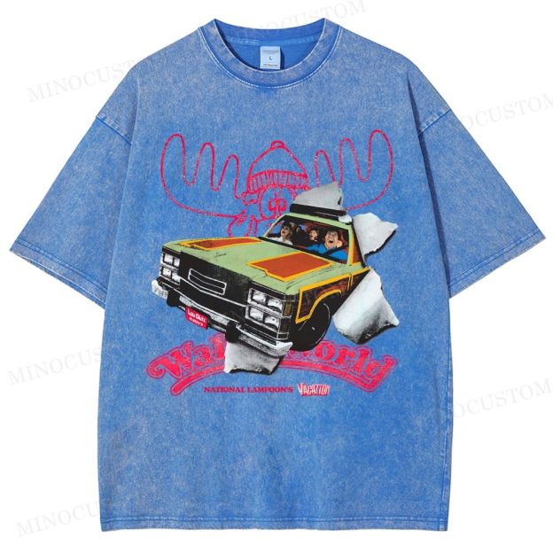 National Lampoon's Vacation Comedy Graphic Washed T-Shirt