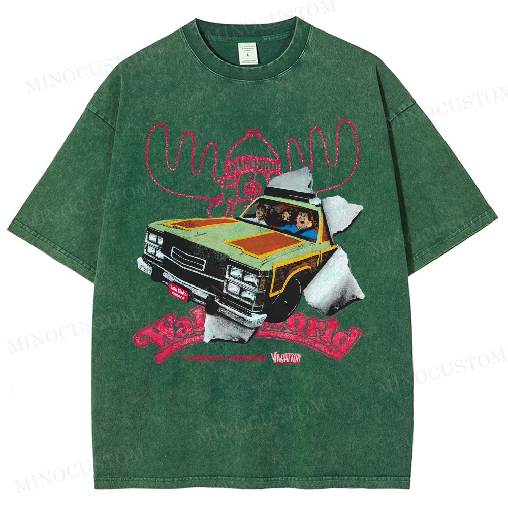 National Lampoon's Vacation Comedy Graphic Washed T-Shirt