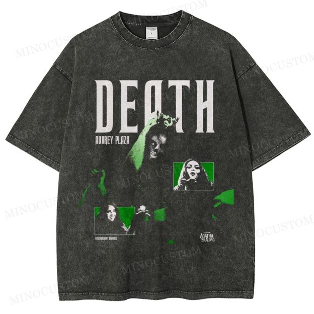 Agatha: Coven of Chaos Dark Fantasy Marvel Graphic Washed T-Shirt