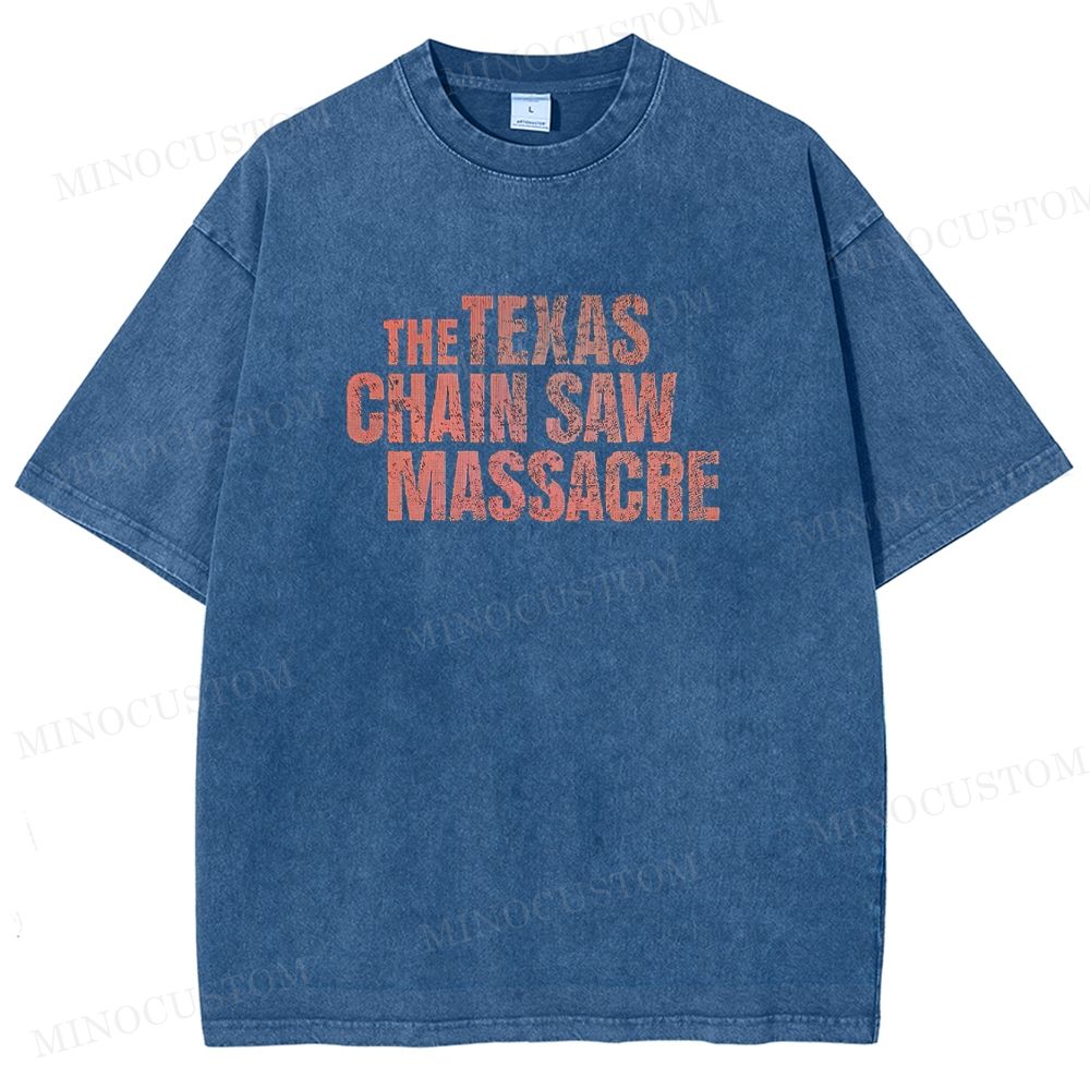 The Texas Chain Saw Massacre Slasher Horror Graphic Washed T-Shirt
