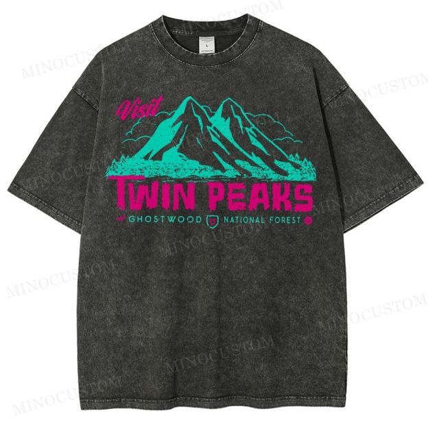  Twin Peaks Sheriff Department Washed T-Shirt