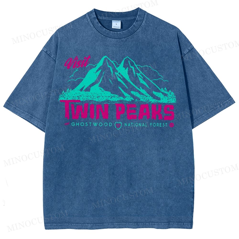  Twin Peaks Sheriff Department Washed T-Shirt