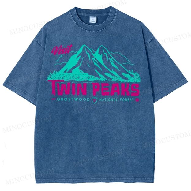  Twin Peaks Sheriff Department Washed T-Shirt
