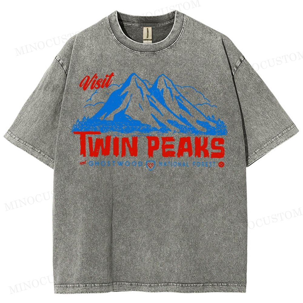  Twin Peaks Sheriff Department Washed T-Shirt