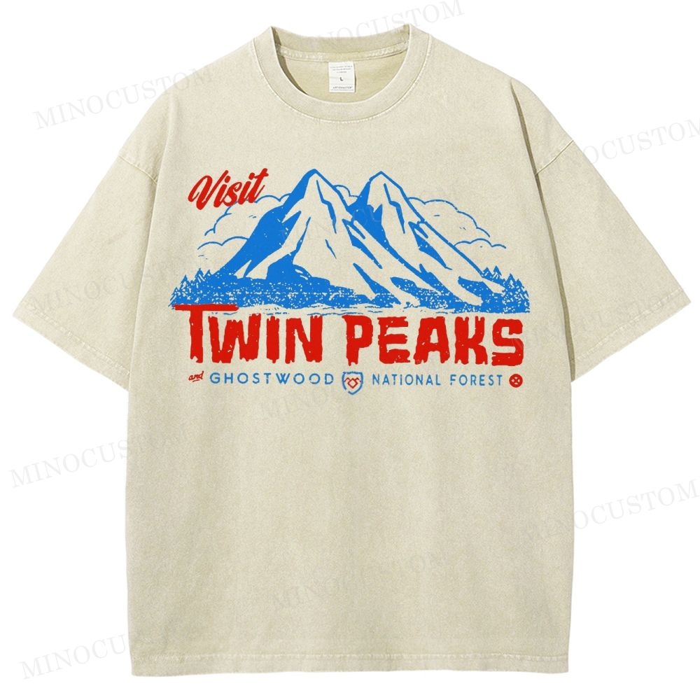  Twin Peaks Sheriff Department Washed T-Shirt