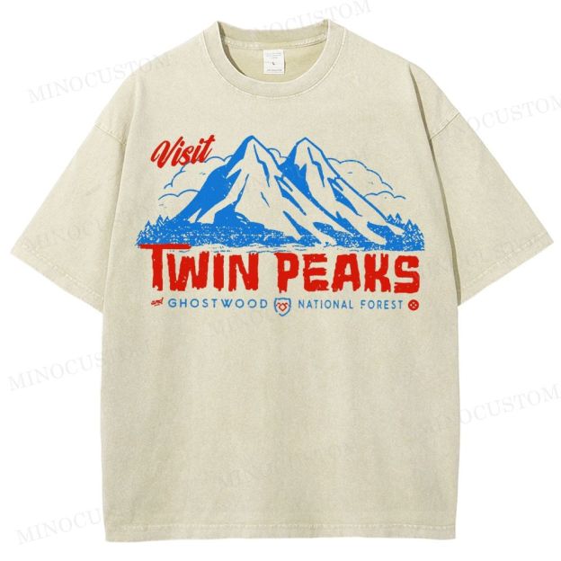  Twin Peaks Sheriff Department Washed T-Shirt
